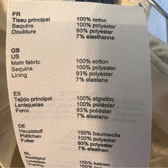 Maje Crochet & sequin high waist bohemian shorts size 38 US M like new condition - Picture 14 of 15